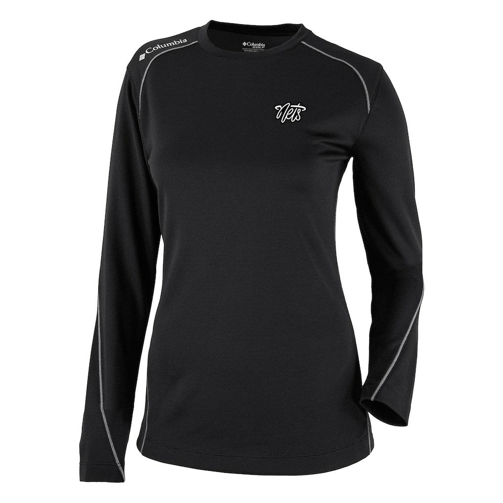 Brooklyn Nets Women's Omni-Wick Shotgun Pullover Top - Black | Columbia outlet