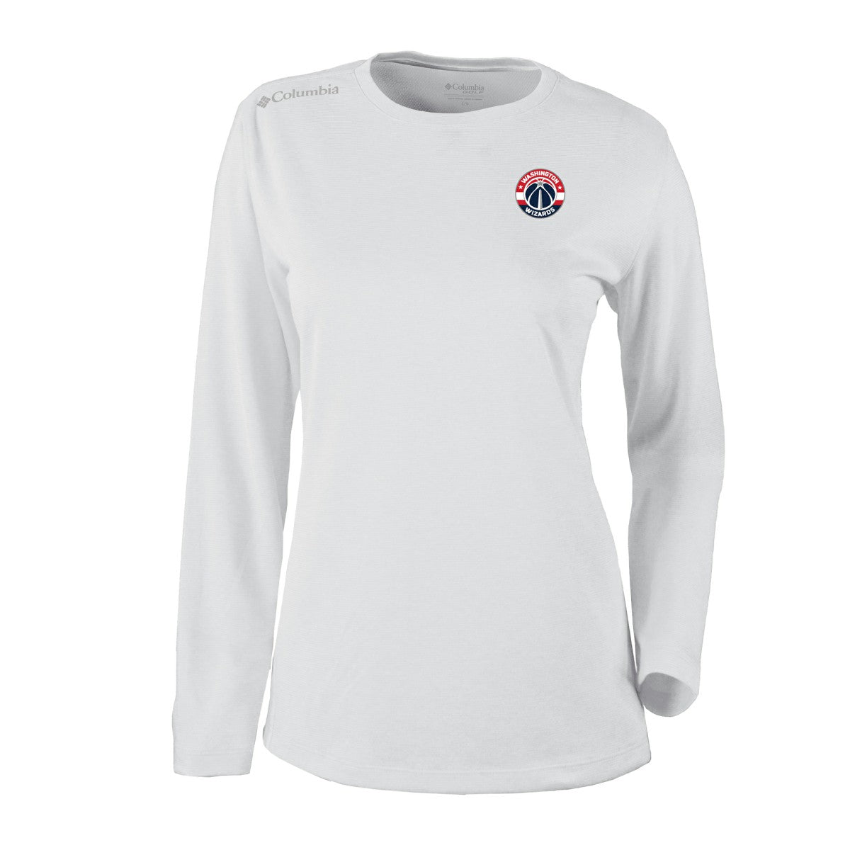 Washington Wizards Women's Omni-Wick Shotgun Pullover Top - White | Columbia online