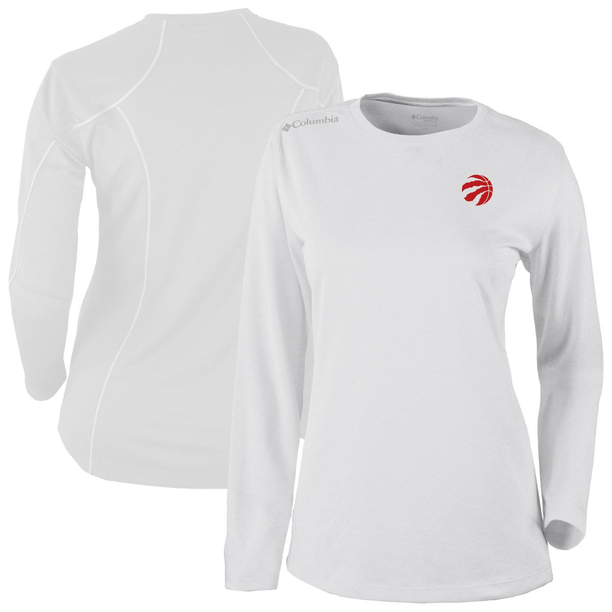 Toronto Raptors Women's Omni-Wick Shotgun Pullover Top - White | Columbia cheap