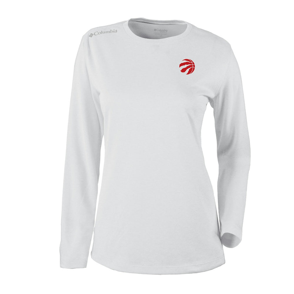 Toronto Raptors Women's Omni-Wick Shotgun Pullover Top - White | Columbia cheap