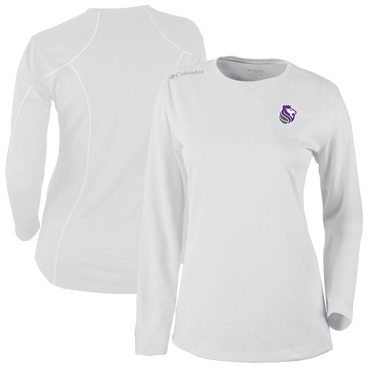 Sacramento Kings Women's Omni-Wick Shotgun Pullover Top - White | Columbia cheap