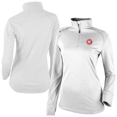 Atlanta Hawks Women's Omni-Wick Shotgun 2.0 Quarter-Zip Pullover Top - White | Columbia sale