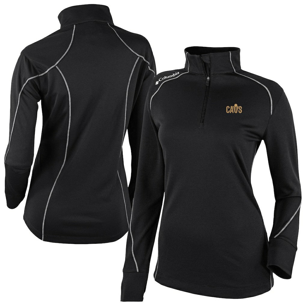 Cleveland Cavaliers Women's Omni-Wick Shotgun 2.0 Quarter-Zip Pullover Top sale - Black | Columbia online
