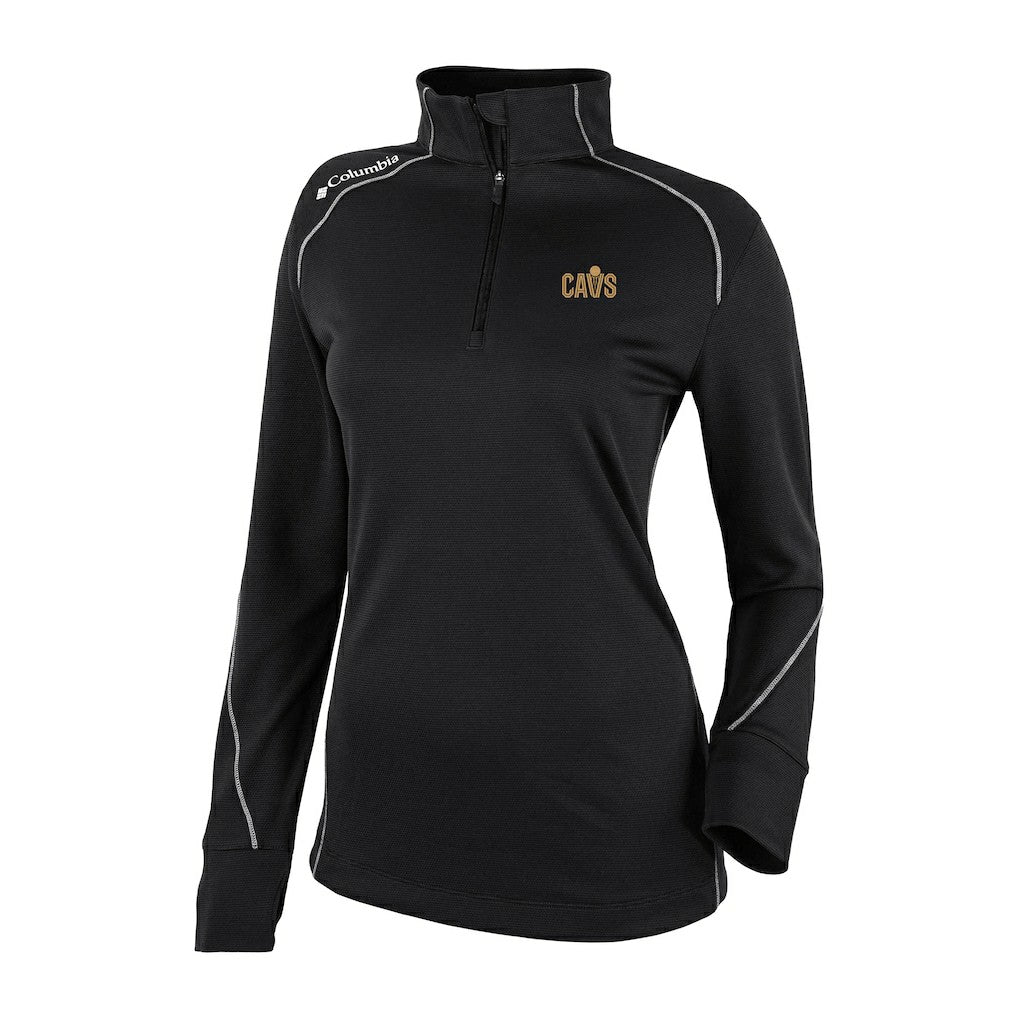 Cleveland Cavaliers Women's Omni-Wick Shotgun 2.0 Quarter-Zip Pullover Top sale - Black | Columbia online