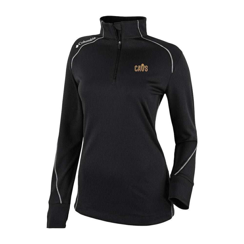 Cleveland Cavaliers Women's Omni-Wick Shotgun 2.0 Quarter-Zip Pullover Top sale - Black | Columbia online