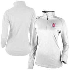 Detroit Pistons Women's Omni-Wick Shotgun 2.0 Quarter-Zip Pullover Top sale - White | Columbia discount