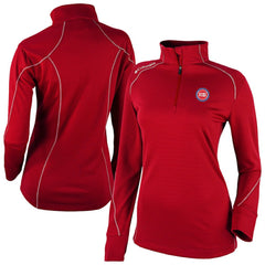 Detroit Pistons Women's Omni-Wick Shotgun 2.0 Quarter-Zip Pullover Top sale - Red | Columbia cheap