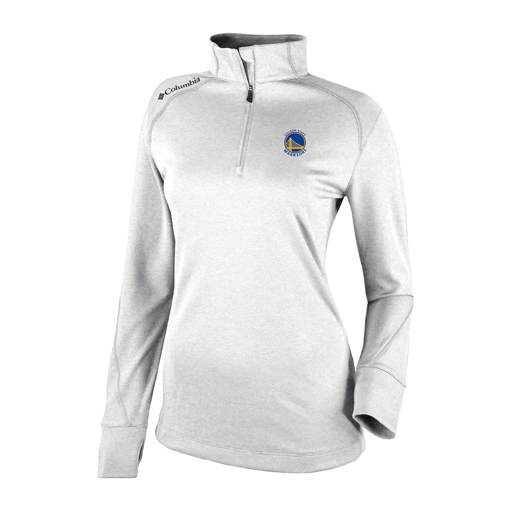 Golden State Warriors Women's Omni-Wick Shotgun 2.0 Quarter-Zip Pullover Top sale - White | Columbia online