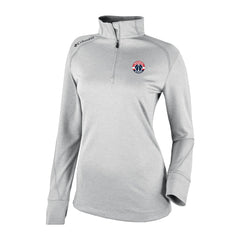 Washington Wizards Women's Omni-Wick Shotgun 2.0 Quarter-Zip Pullover Top - Heather Gray | Columbia discount