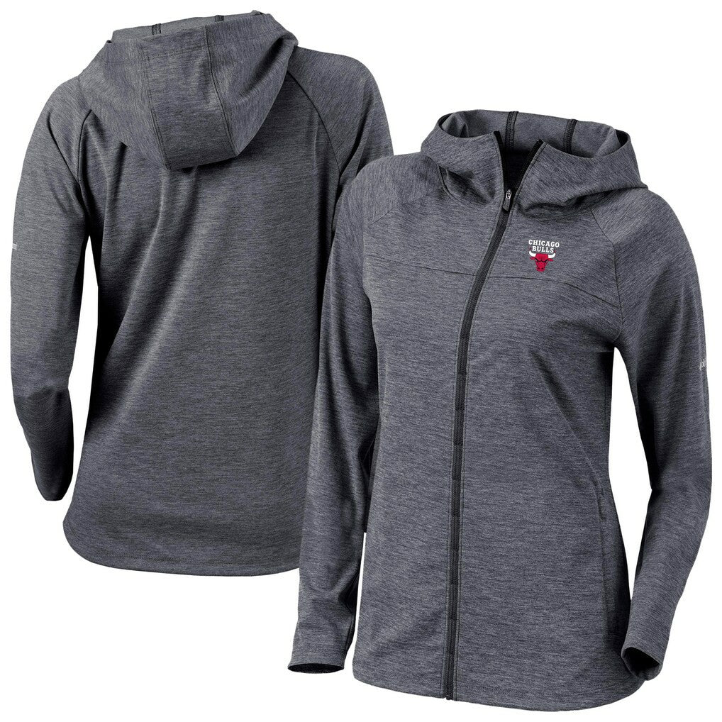 Chicago Bulls Women's Omni-Wick Half Shot Full-Zip Hooded Jacket - Black | Columbia discount