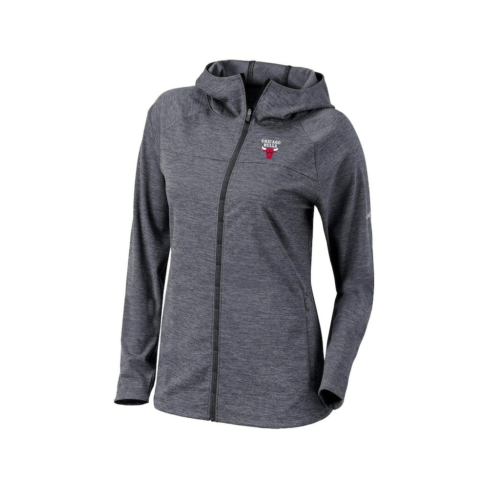 Chicago Bulls Women's Omni-Wick Half Shot Full-Zip Hooded Jacket - Black | Columbia discount