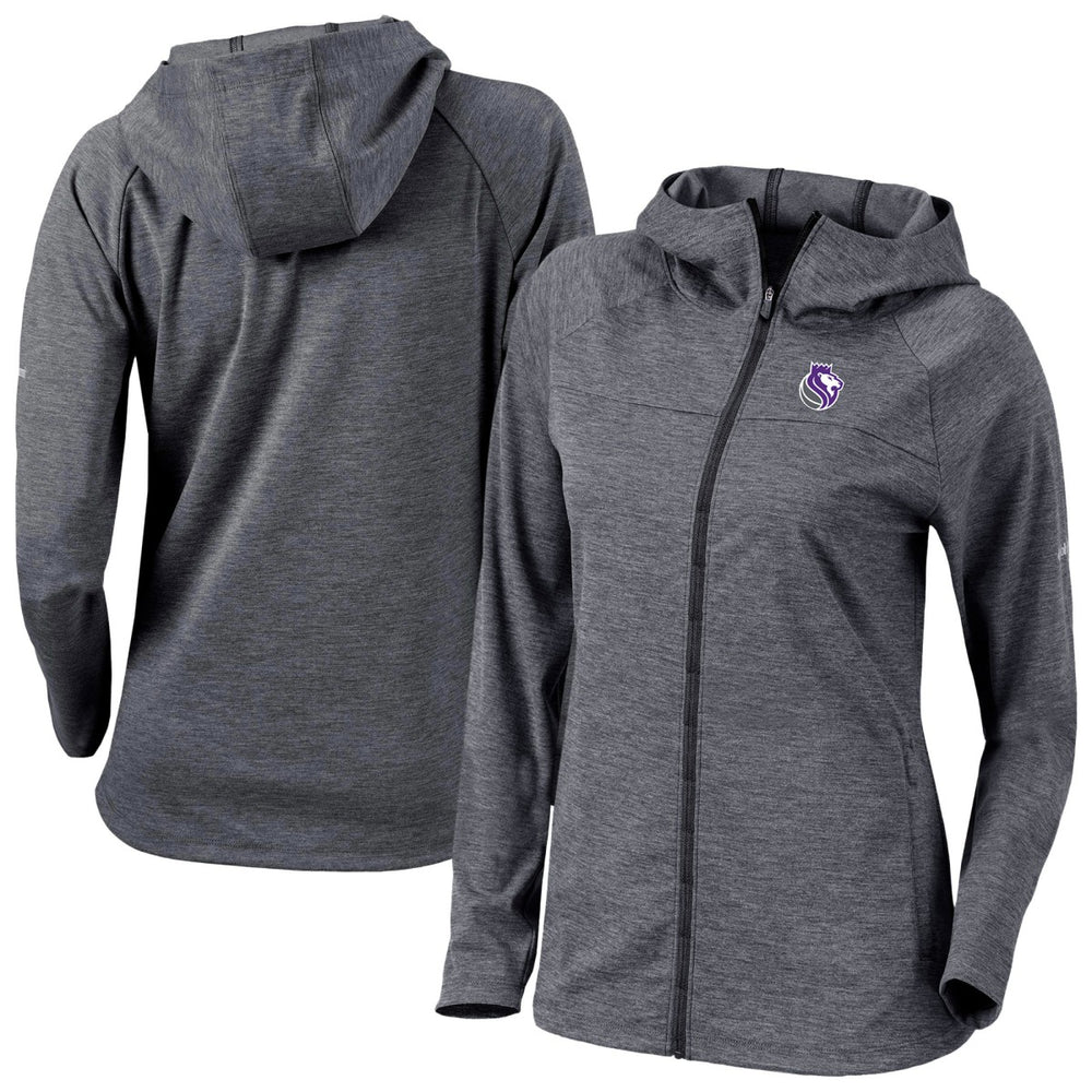 Sacramento Kings Women's Omni-Wick Half Shot Full-Zip Hooded Jacket - Black | Columbia outlet