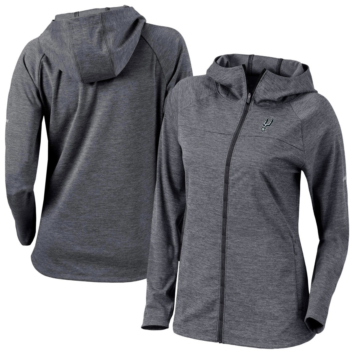 San Antonio Spurs Women's Omni-Wick Half Shot Full-Zip Hooded Jacket - Black | Columbia discount