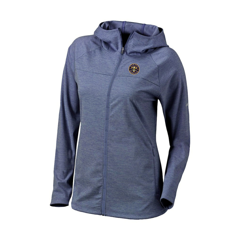 Denver Nuggets Women's Omni-Wick Half Shot Full-Zip Hooded Jacket sale - Navy | Columbia outlet