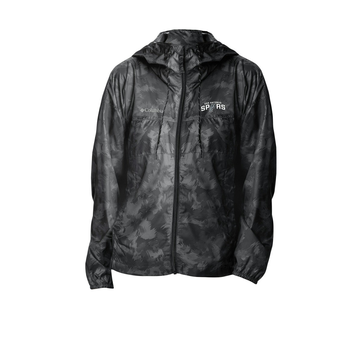 San Antonio Spurs Women's Flash Challenger II Omni-Shade Full-Zip Windbreaker Jacket - Black | Columbia for sale