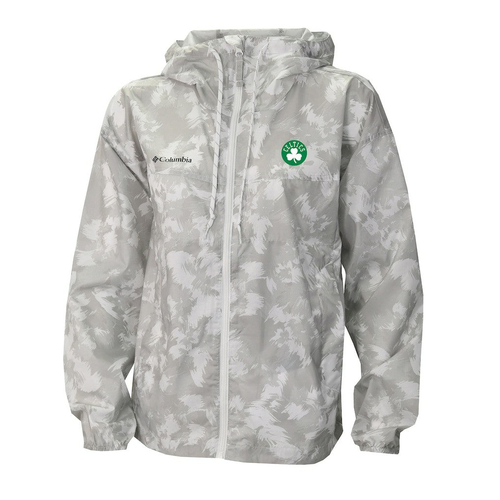 Boston Celtics Women's Flash Challenger II Omni-Shade Full-Zip Windbreaker Jacket - Gray | Columbia sale
