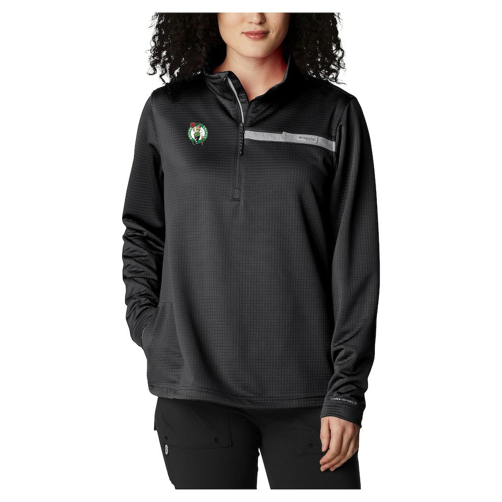 Boston Celtics Women's Skiff Guide Fleece Pullover Top - Black | Columbia cheap