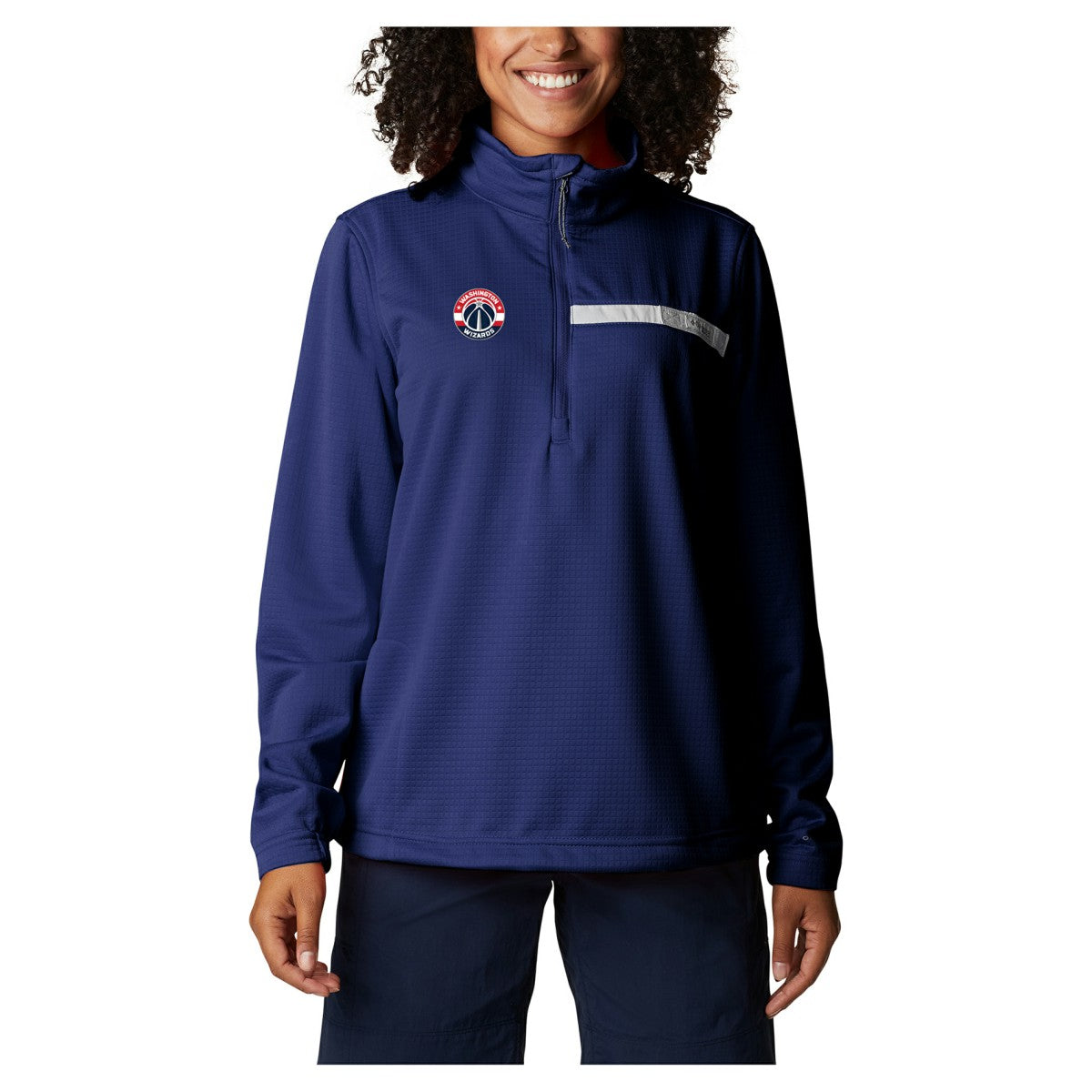 Washington Wizards Women's Skiff Guide Fleece Pullover Top - Navy | Columbia cheap
