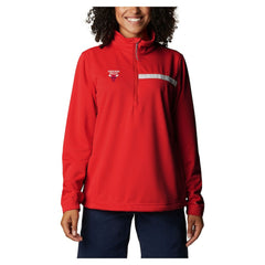 Chicago Bulls Women's Skiff Guide Fleece Pullover Top - Red | Columbia online