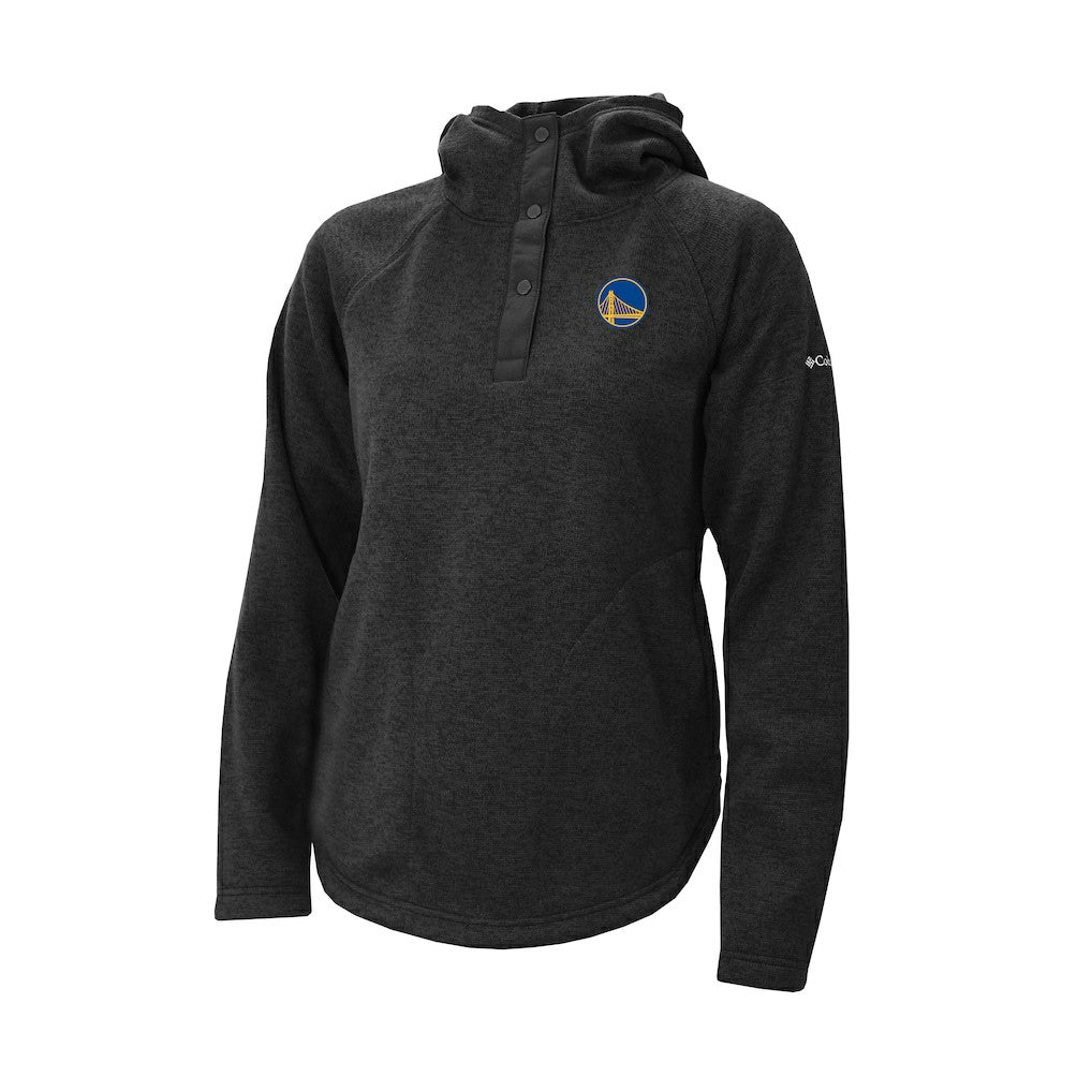 Golden State Warriors Women's Sweater Weather Quarter-Snap Hoodie sale - Black | Columbia for sale
