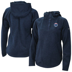 Washington Wizards Women's Sweater Weather Quarter-Snap Hoodie - Navy | Columbia online