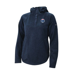 Washington Wizards Women's Sweater Weather Quarter-Snap Hoodie - Navy | Columbia online
