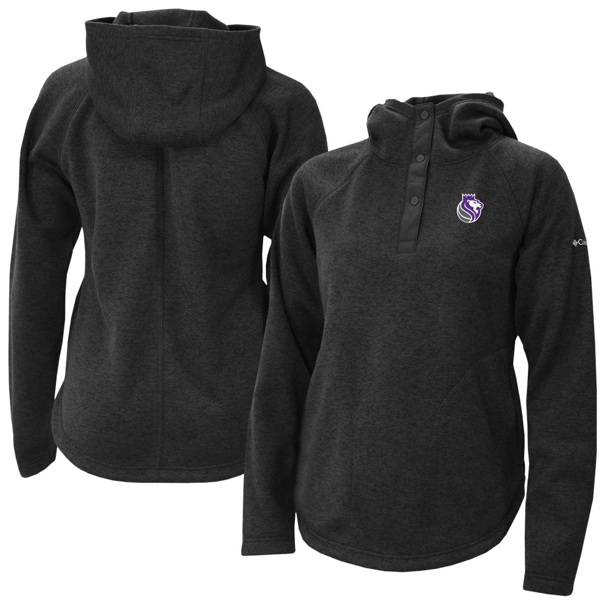 Sacramento Kings Women's Sweater Weather Quarter-Snap Hoodie - Black | Columbia cheap