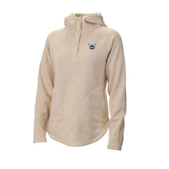 Charlotte Hornets Women's Sweater Weather Quarter-Snap Hoodie - White | Columbia shop