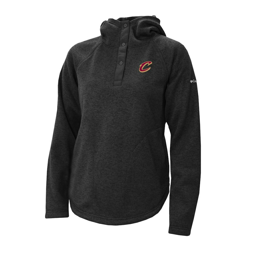 Cleveland Cavaliers Women's Sweater Weather Quarter-Snap Hoodie sale - Black | Columbia discount