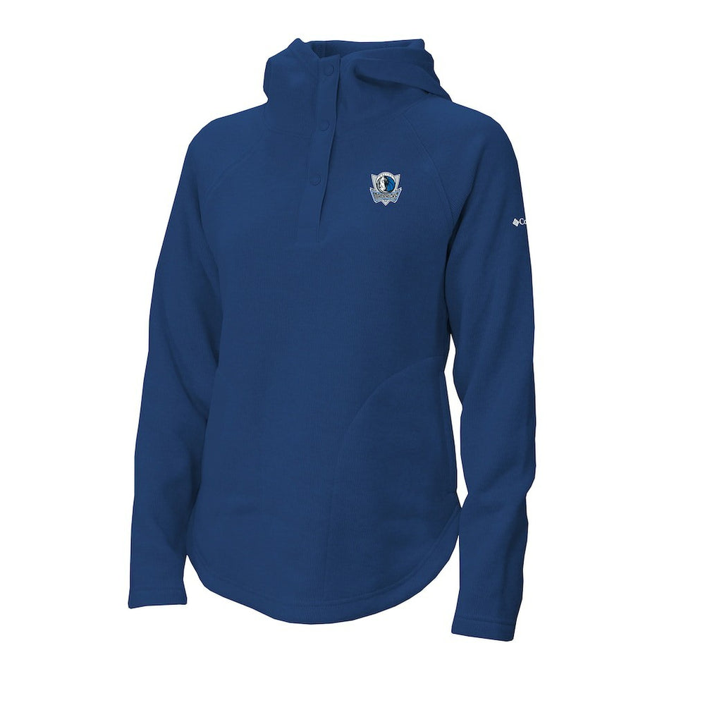 Dallas Mavericks Women's Sweater Weather Quarter-Snap Hoodie sale - Blue | Columbia for sale