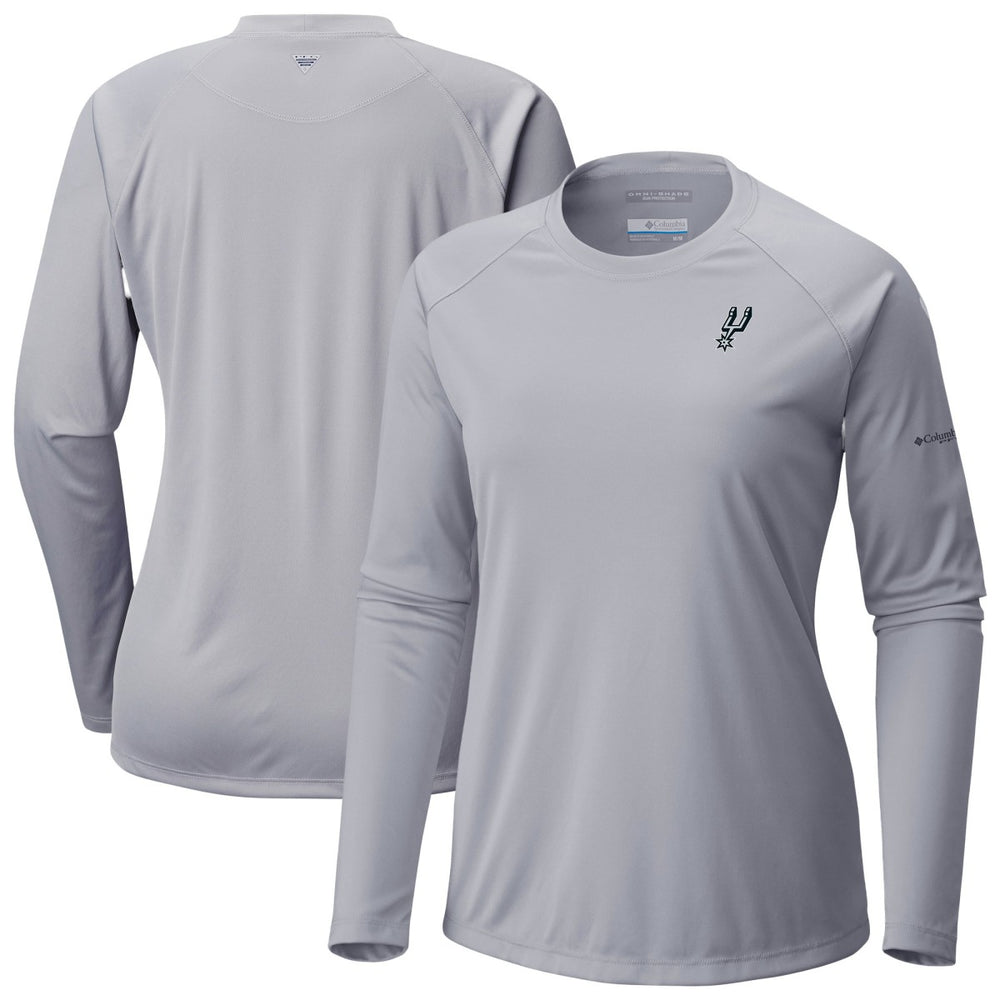 San Antonio Spurs Women's Tidal Tee II Long Sleeve T-Shirt - Gray | Columbia on sale