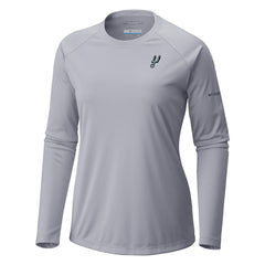 San Antonio Spurs Women's Tidal Tee II Long Sleeve T-Shirt - Gray | Columbia on sale