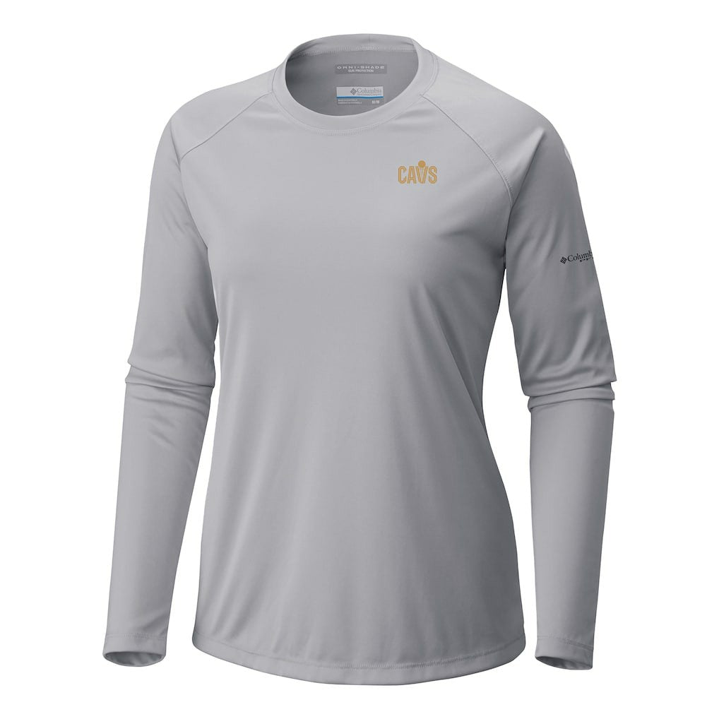 Cleveland Cavaliers Women's Tidal Tee II Long Sleeve T-Shirt sale - Gray | Columbia sale