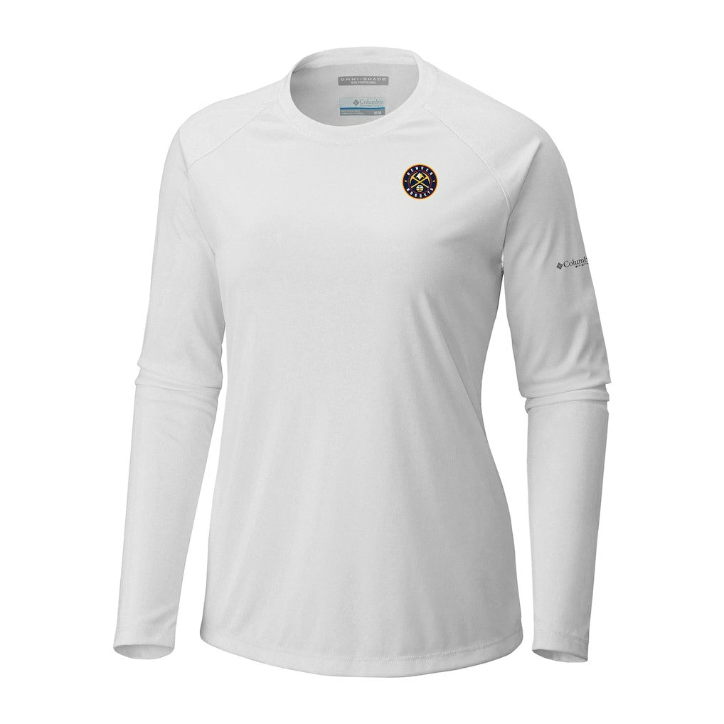 Denver Nuggets Women's Tidal Tee II Long Sleeve T-Shirt sale - White | Columbia outlet