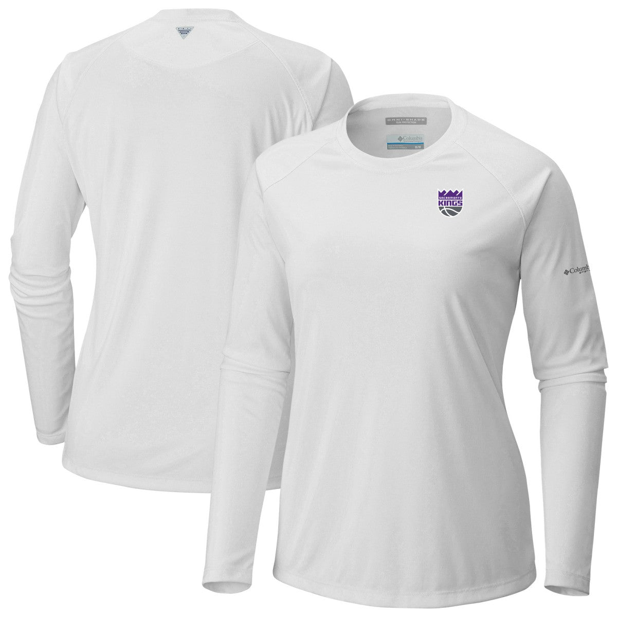 Sacramento Kings Women's Tidal Tee II Long Sleeve T-Shirt - White | Columbia for sale