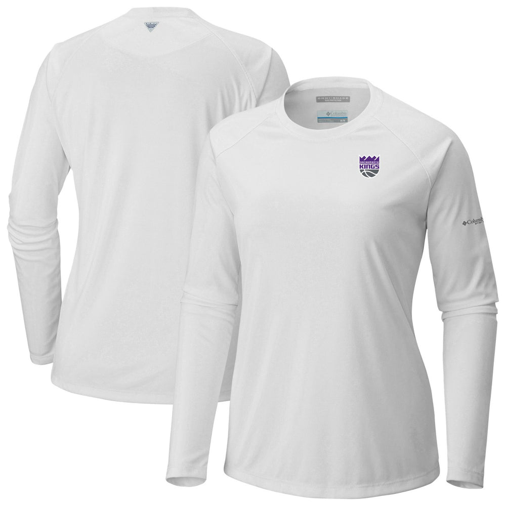 Sacramento Kings Women's Tidal Tee II Long Sleeve T-Shirt - White | Columbia for sale