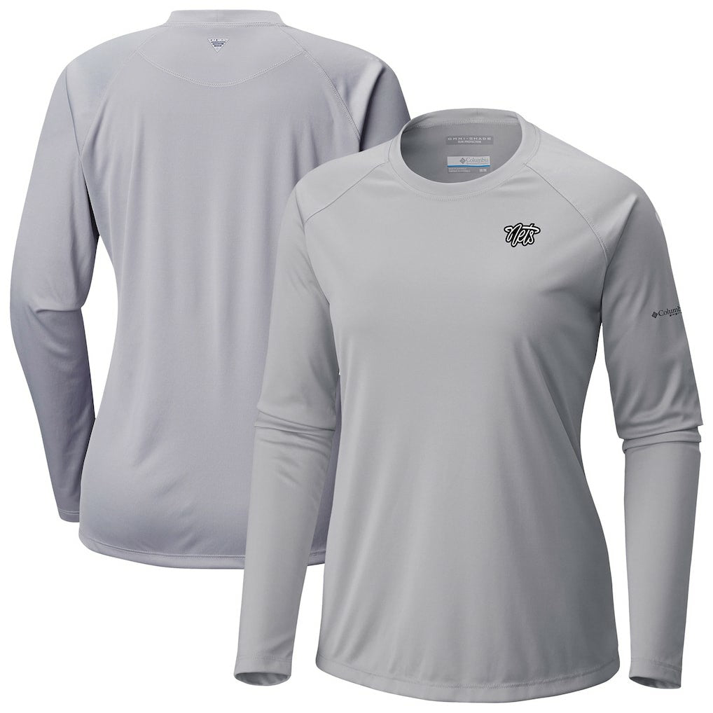 Brooklyn Nets Women's Tidal Tee II Long Sleeve T-Shirt - Gray | Columbia shop