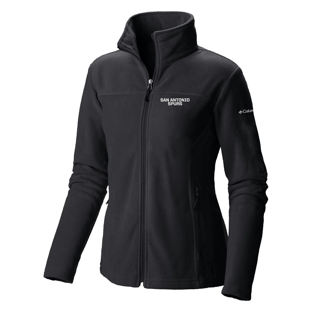 San Antonio Spurs Women's Give & Go II Fleece Full-Zip Jacket - Black | Columbia online