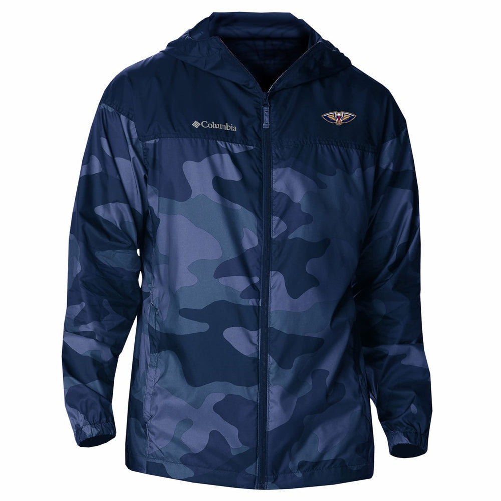 New Orleans Pelicans Flash Challenger Windbreaker Jacket - Navy | Columbia sale