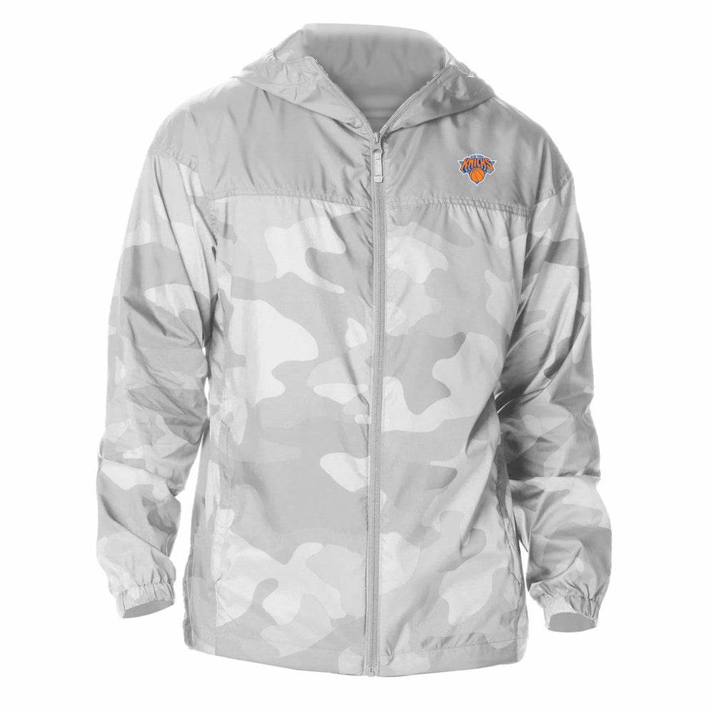 New York Knicks Flash Challenger Windbreaker Jacket - Gray | Columbia on sale