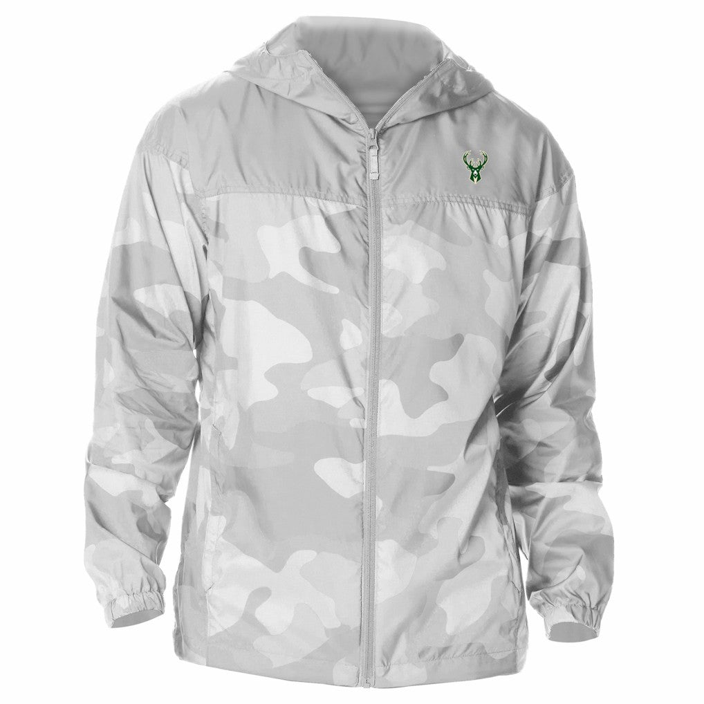 Milwaukee Bucks Flash Challenger Windbreaker Jacket - Gray | Columbia on sale