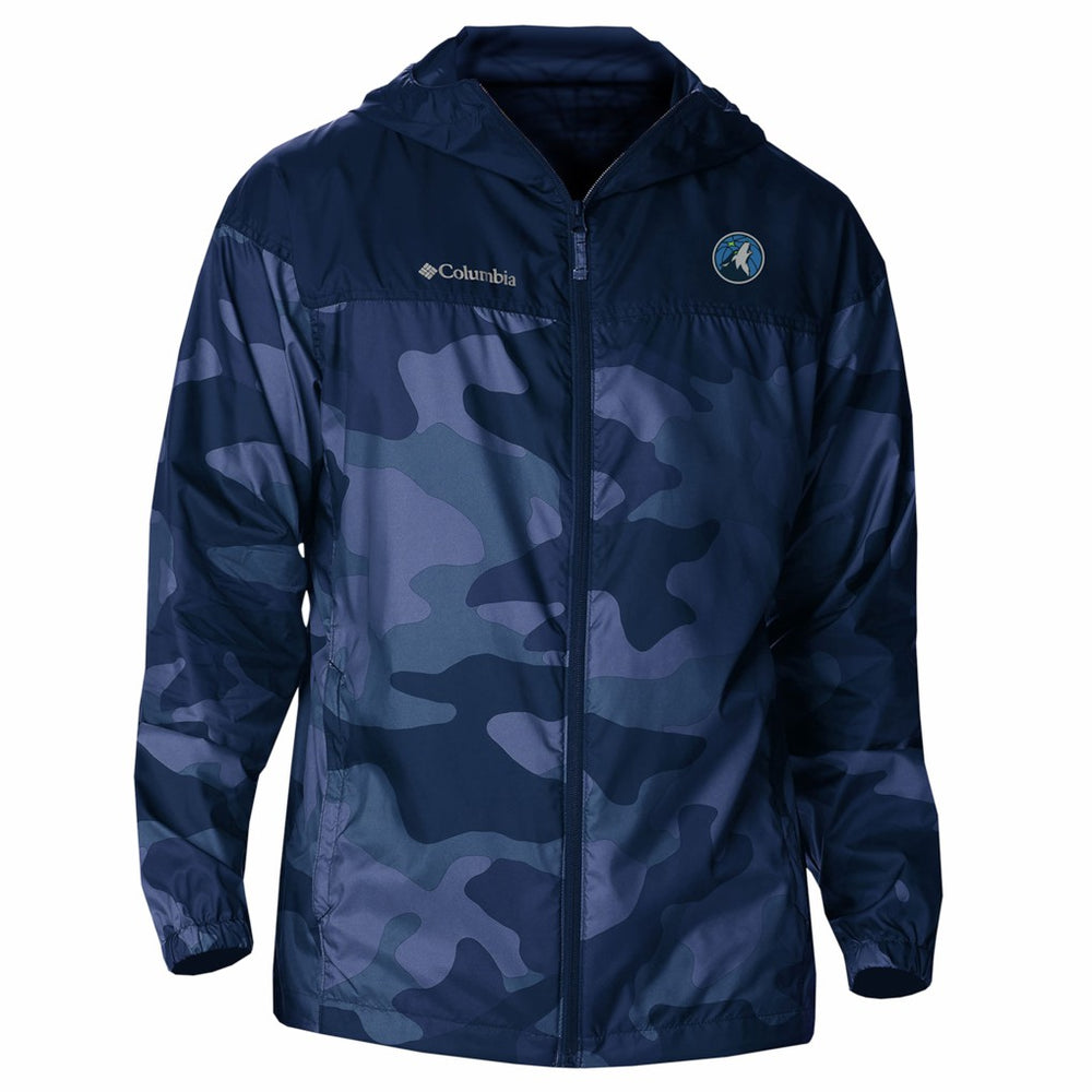 Minnesota Timberwolves Flash Challenger Windbreaker Jacket - Navy | Columbia cheap