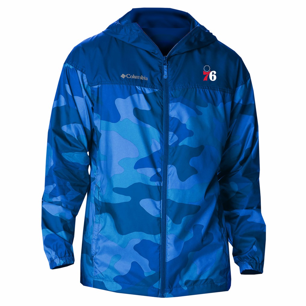 Philadelphia 76ers Flash Challenger Windbreaker Jacket - Blue | Columbia discount