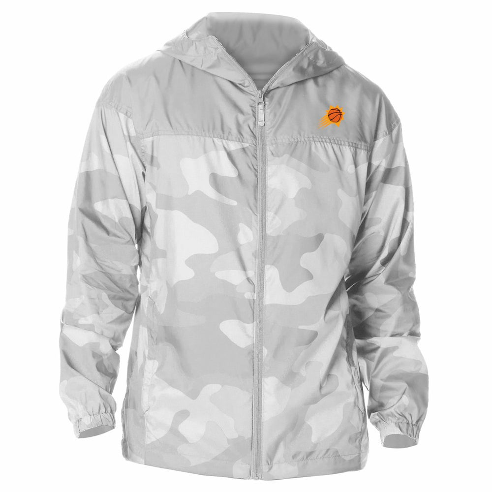 Phoenix Suns Flash Challenger Windbreaker Jacket - Gray | Columbia for sale