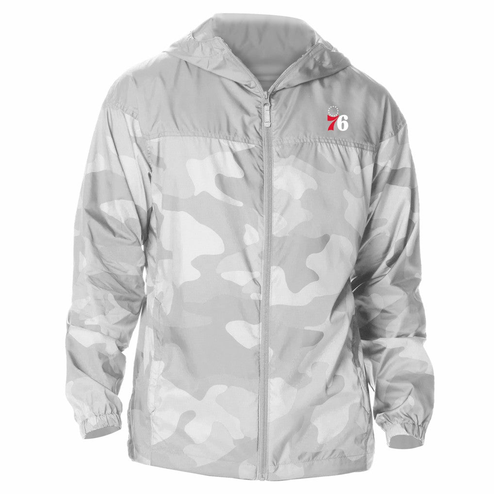 Philadelphia 76ers Flash Challenger Windbreaker Jacket - Gray | Columbia outlet
