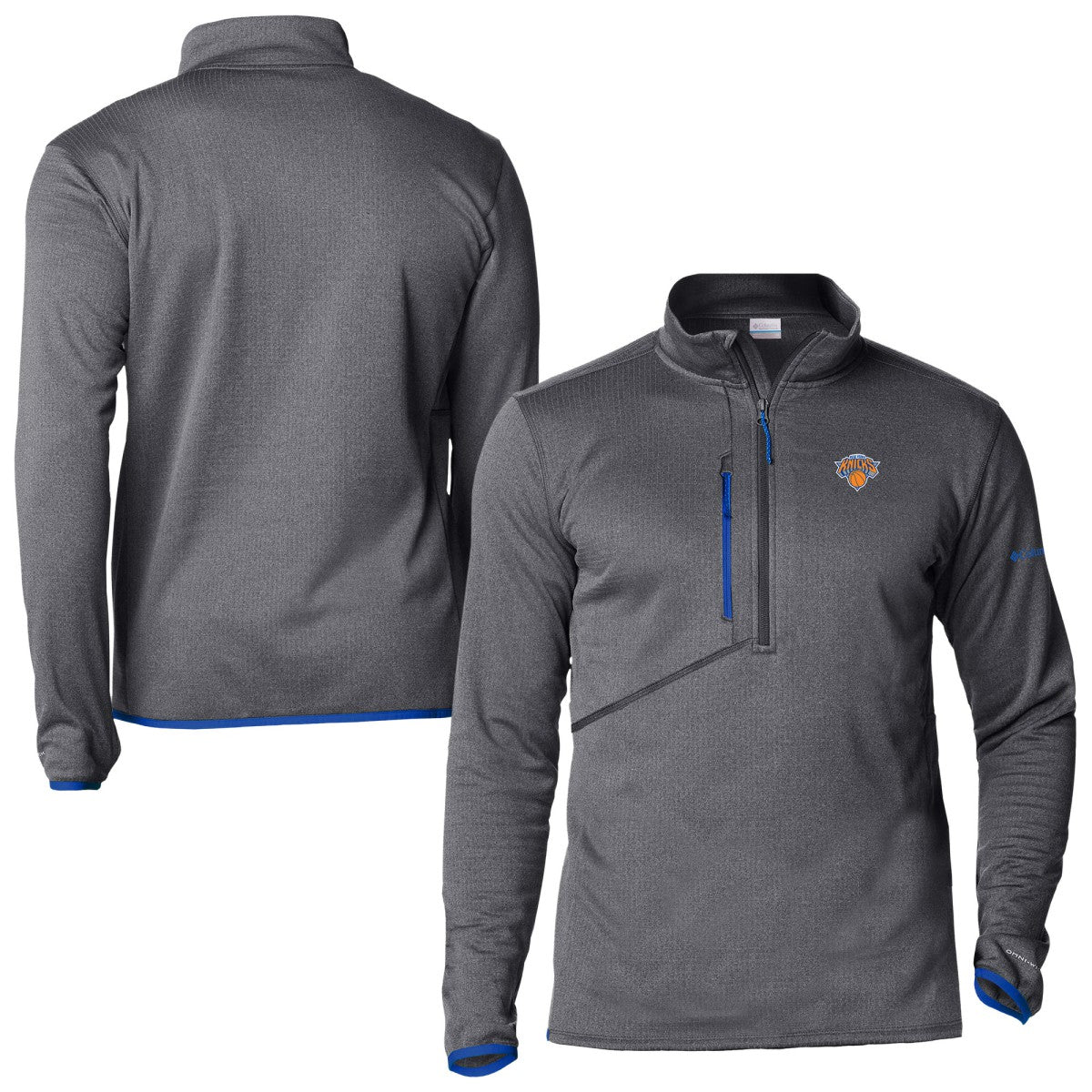 New York Knicks Park View Fleece Half-Zip Top - Blue | Columbia on sale
