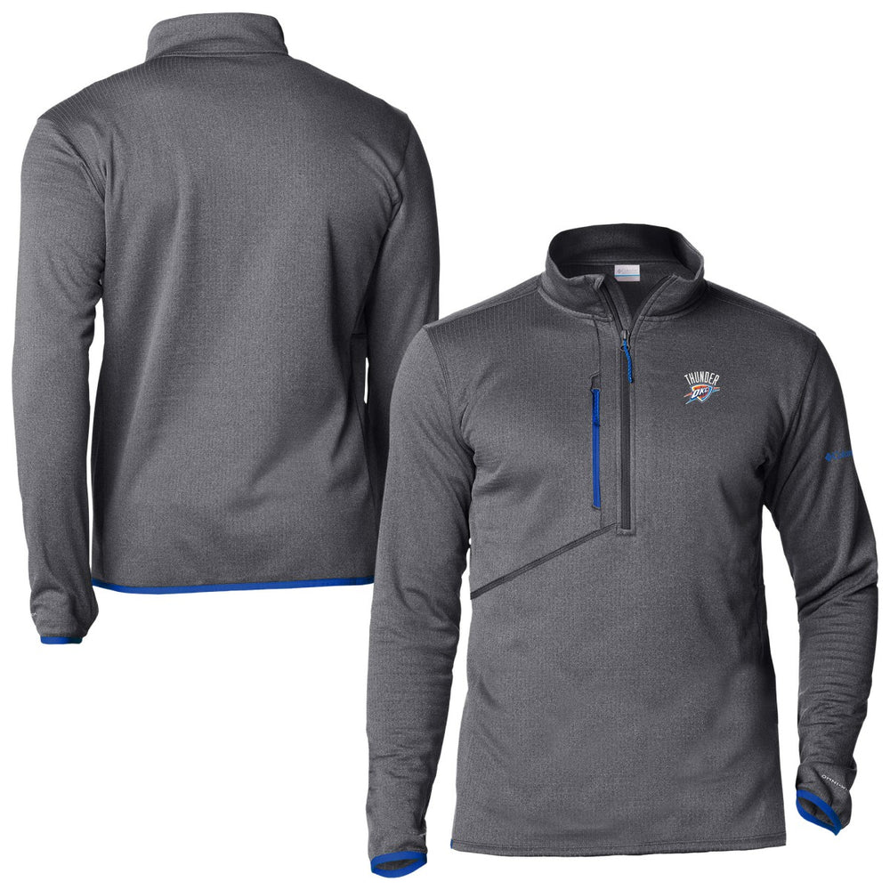 Oklahoma City Thunder Park View Fleece Half-Zip Top - Blue | Columbia shop