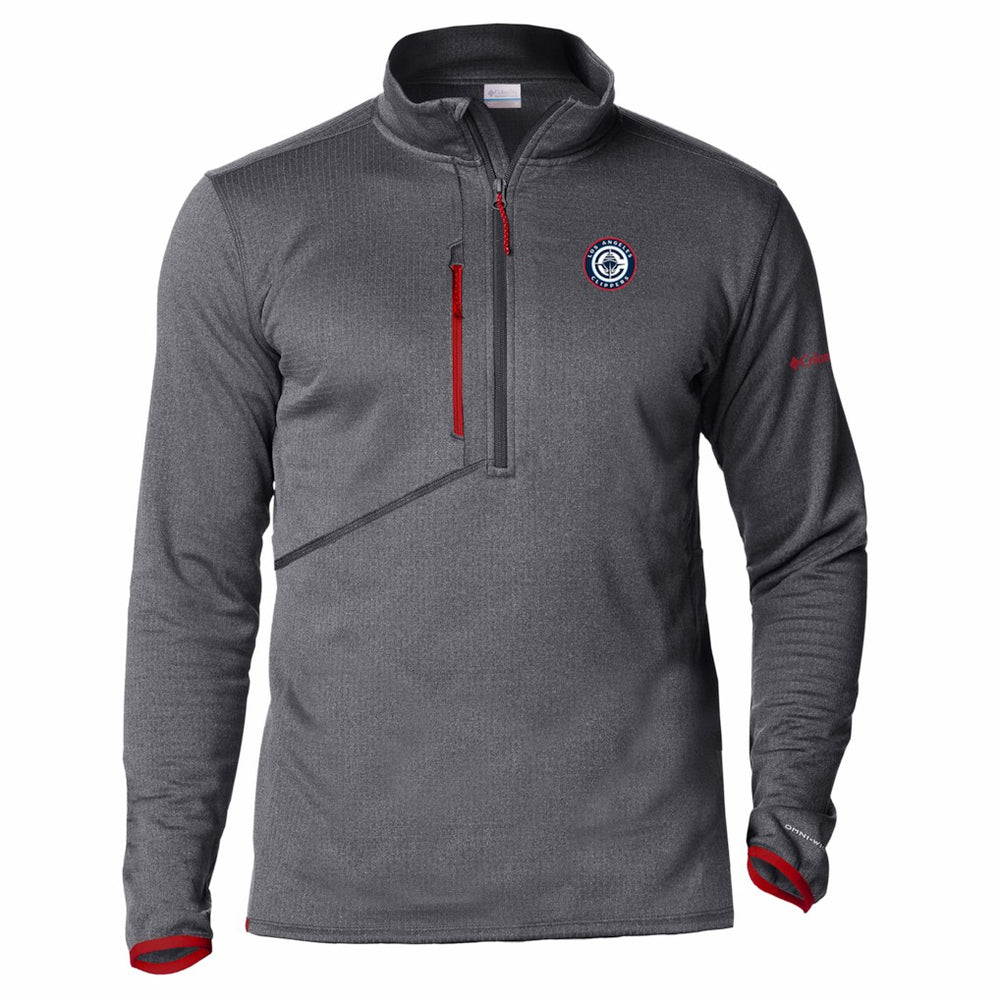LA Clippers Park View Fleece Half-Zip Top - Red | Columbia outlet
