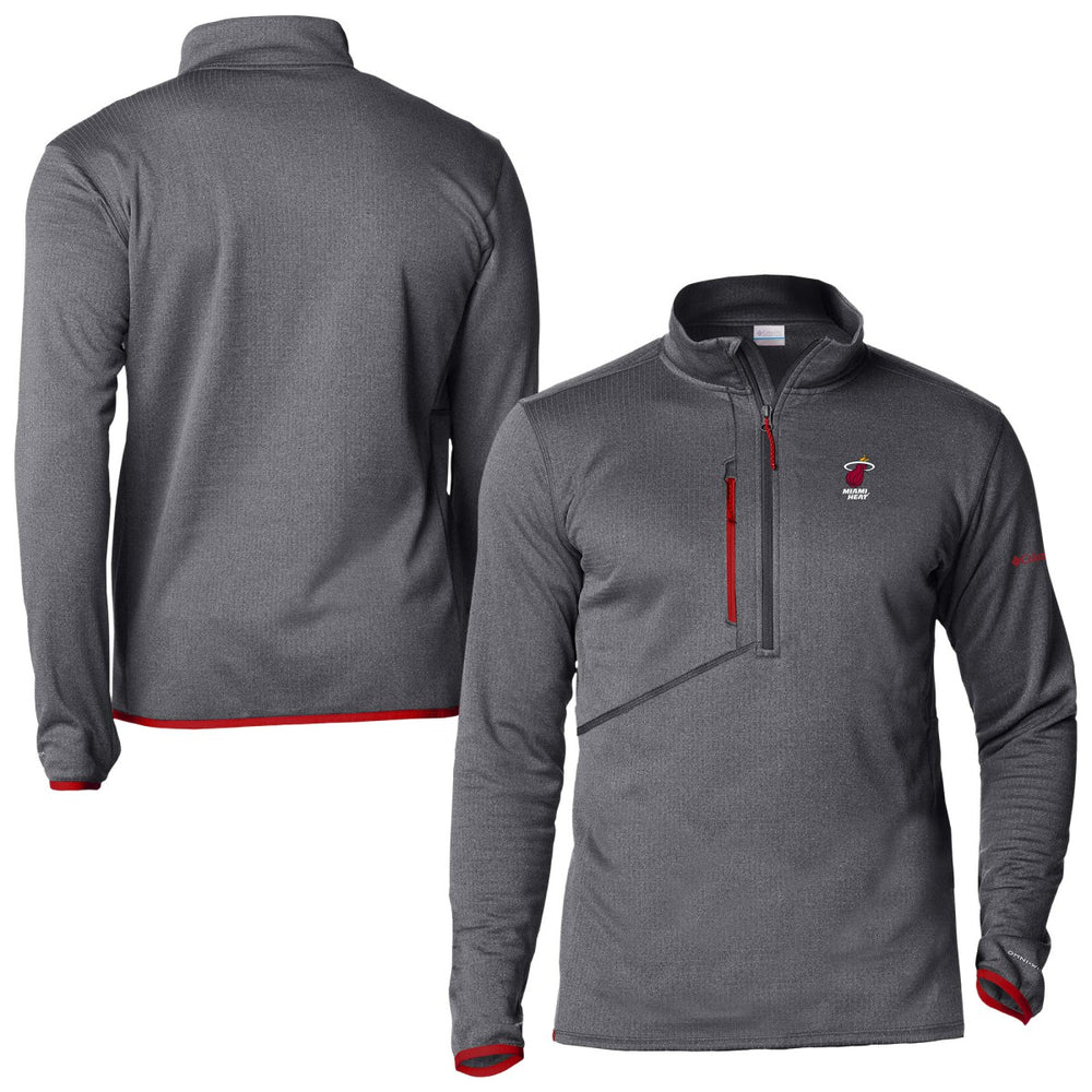 Miami Heat Park View Fleece Half-Zip Top - Red | Columbia cheap