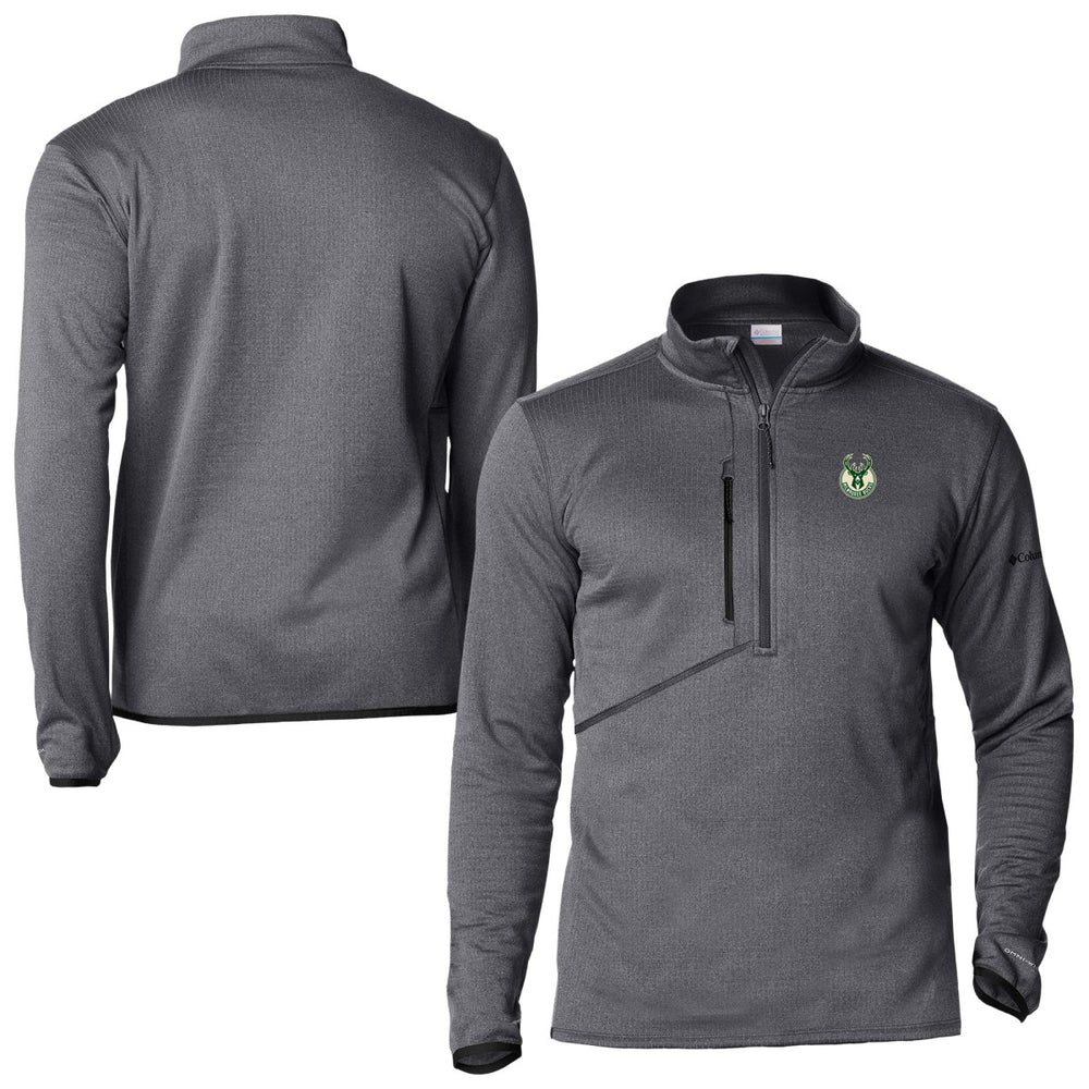 Milwaukee Bucks Park View Fleece Half-Zip Top - Black | Columbia for sale